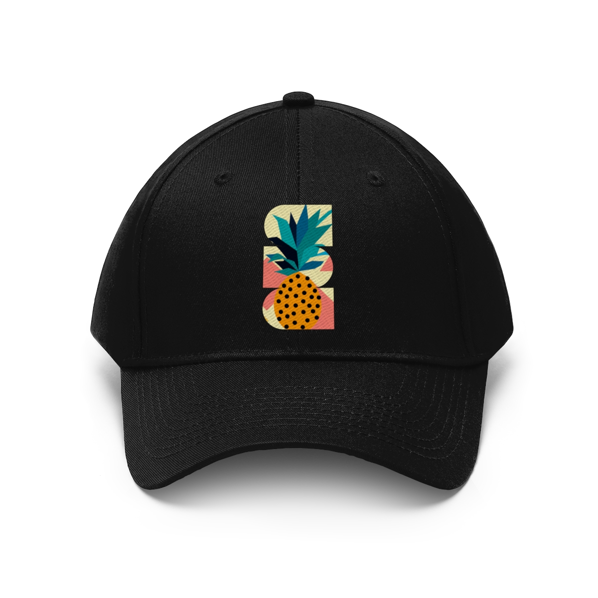 Tropical Pineapple Paradise - Unisex Twill Hat - Image 4