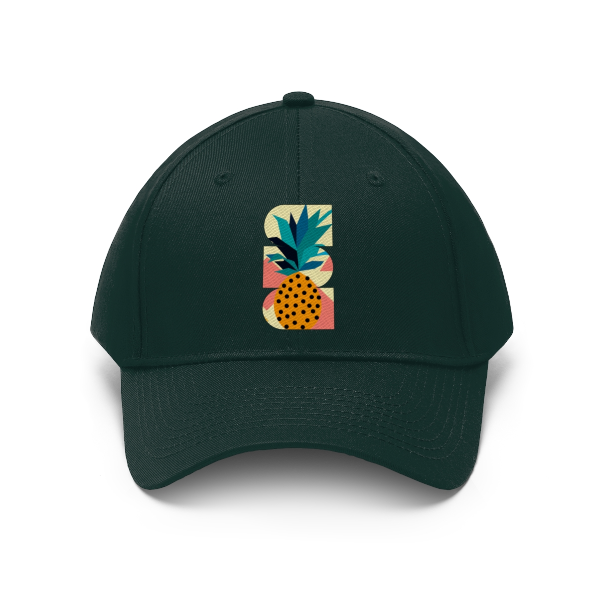 Tropical Pineapple Paradise - Unisex Twill Hat - Image 9