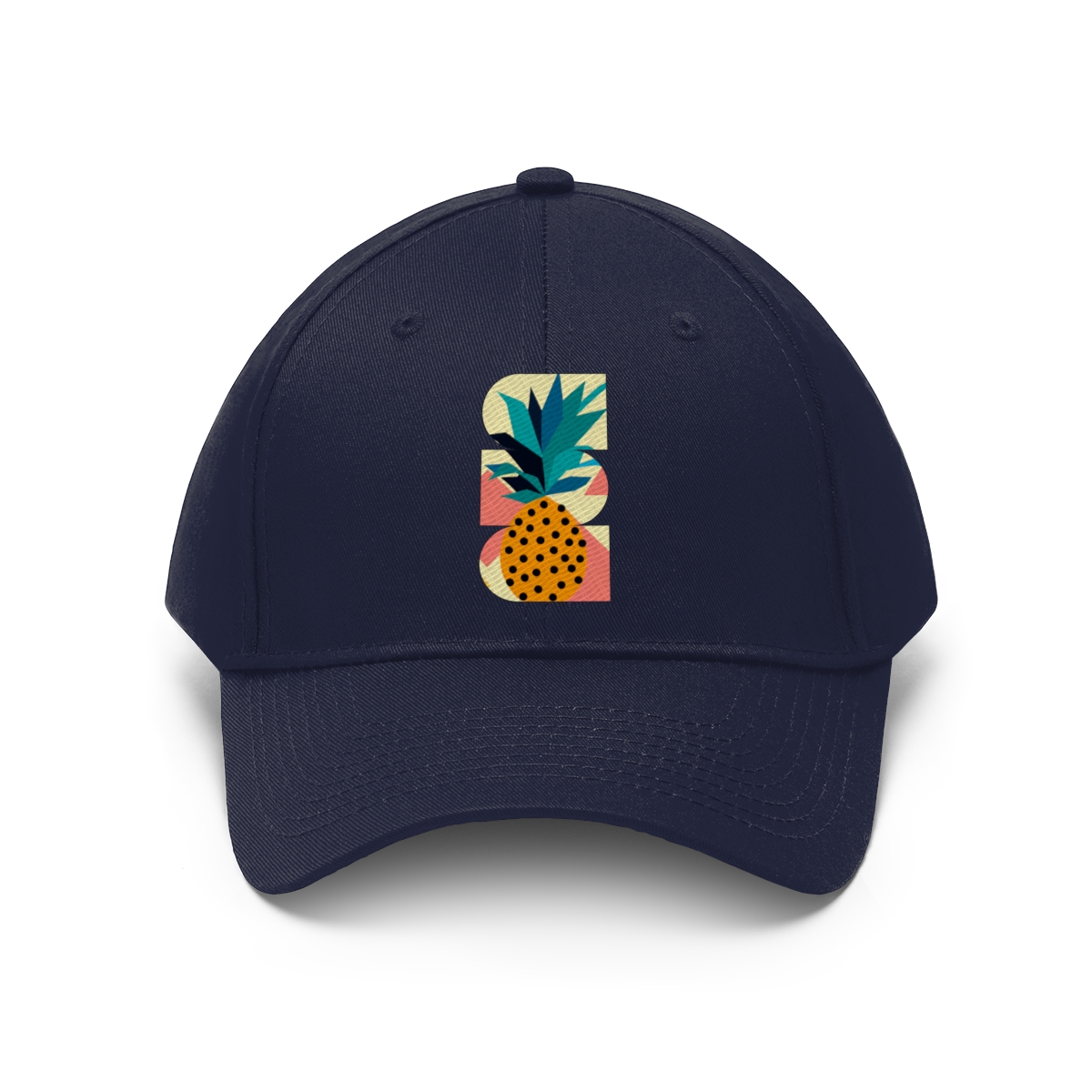 Tropical Pineapple Paradise - Unisex Twill Hat - Image 11