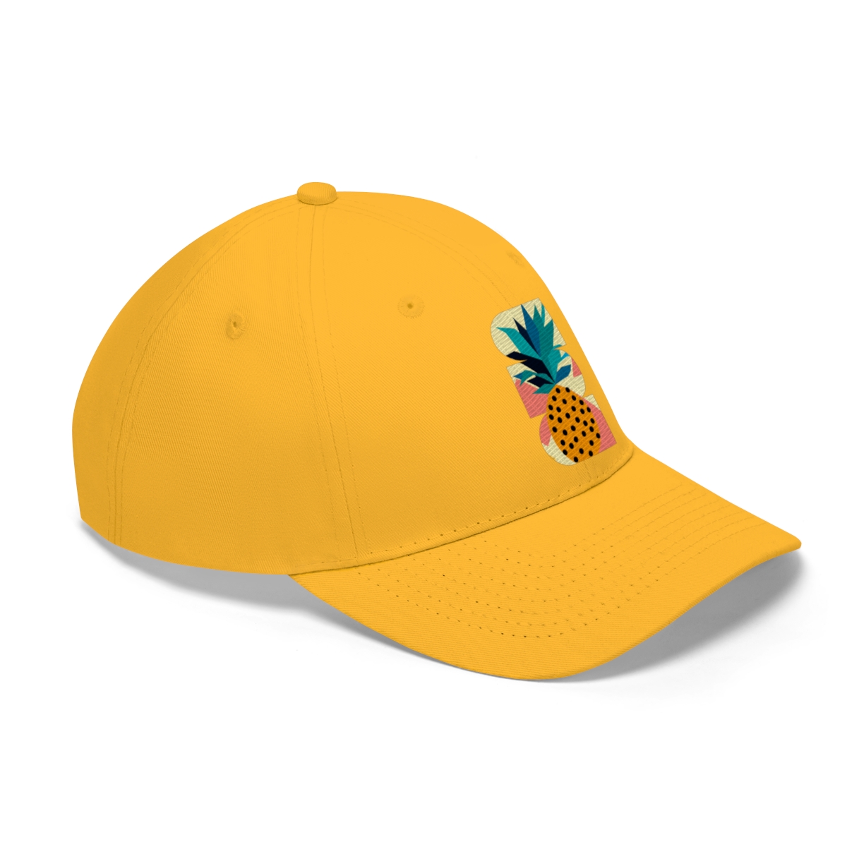 Tropical Pineapple Paradise - Unisex Twill Hat - Image 6
