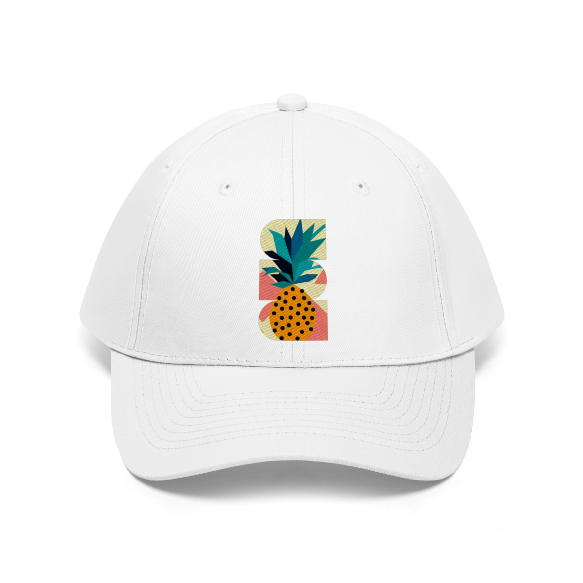 Tropical Pineapple Paradise - Unisex Twill Hat - Image 3